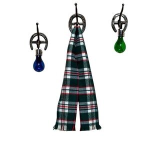 Firenze Cashmere Feel Acrylic Plaid Tartan Scarf Ralph Lauren Style Christmas